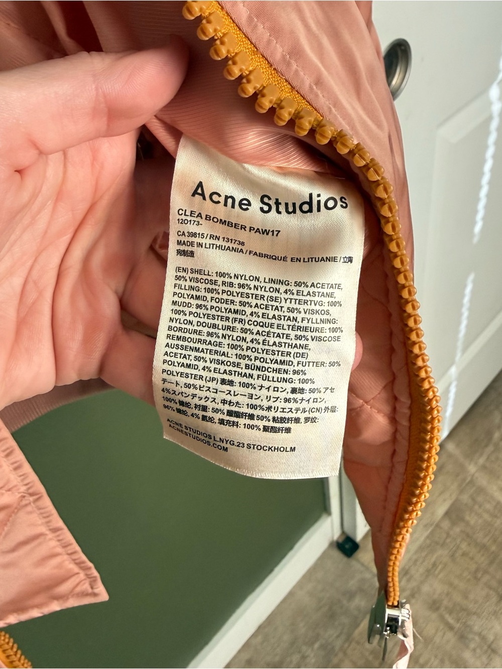 Acne Studios Clea Bomber Jacket - Picture 7 of 8